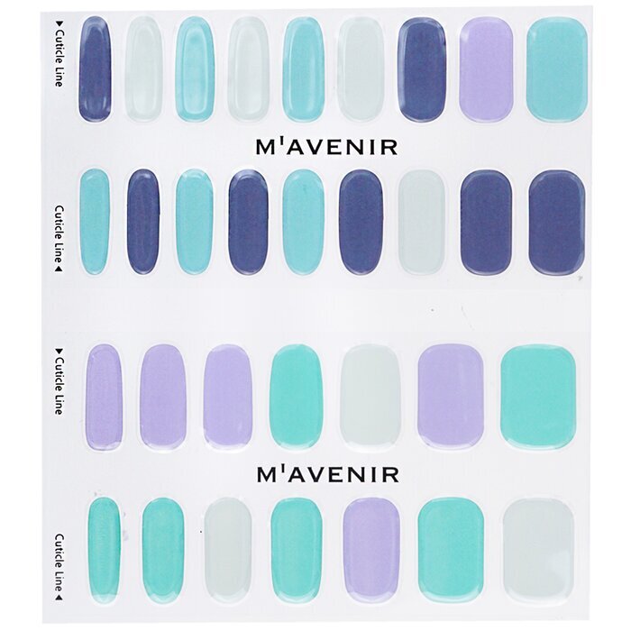 Mavenir Nail Sticker (Blue) - # Mint Berry Me Nail 32pcs