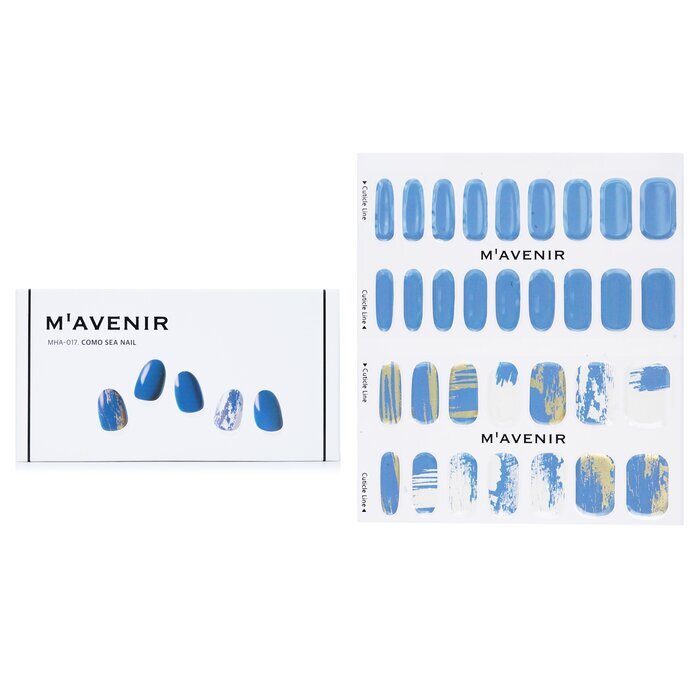 Mavenir Nail Sticker (Blue) - # Como Sea Nail 32pcs