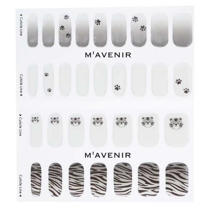 Mavenir Nail Sticker (Patterned) - # Tiger Punch Nail 32pcs