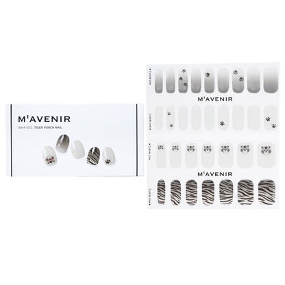 Mavenir Nail Sticker (Patterned) - # Tiger Punch Nail 32pcs