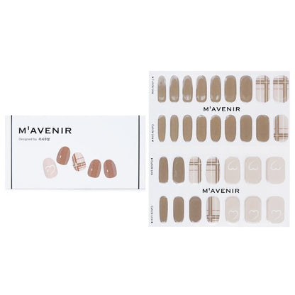 Mavenir Nail Sticker (Brown) - # Brown Milk Tea Nail 32pcs