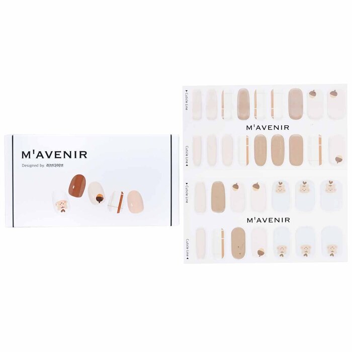 Mavenir Nail Sticker (Assorted Colour) - # Eating Squirrel Nail 32pcs