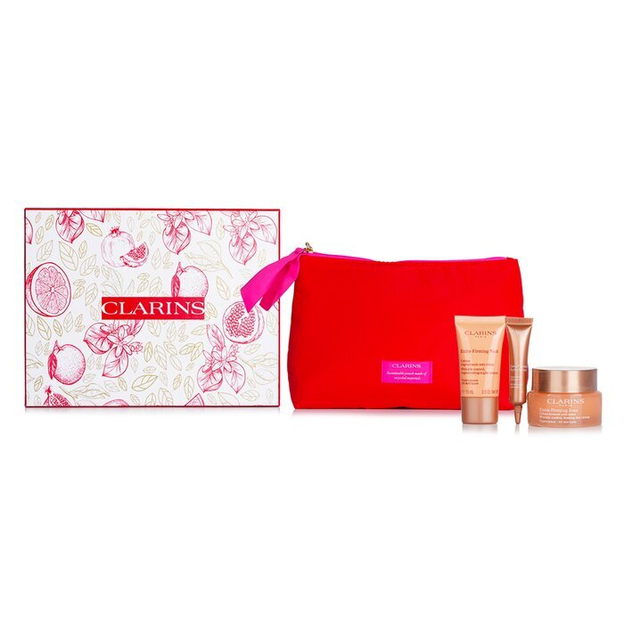 Clarins Extra Firming Set: 3pcs+1bag