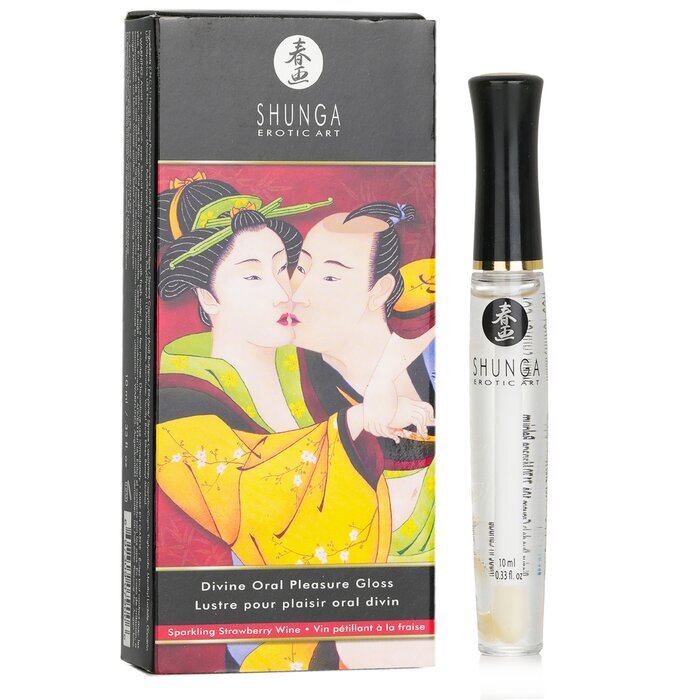 SHUNGA Divine Oral Pleasure Lipgloss - Prickelnder Erdbeerwein 10ml/0,33oz