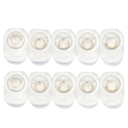 Miche Bloomin' Quarter Veil 1 Day Color Contact Lenses (102 Bronze Ash) - - 2.50 10pcs