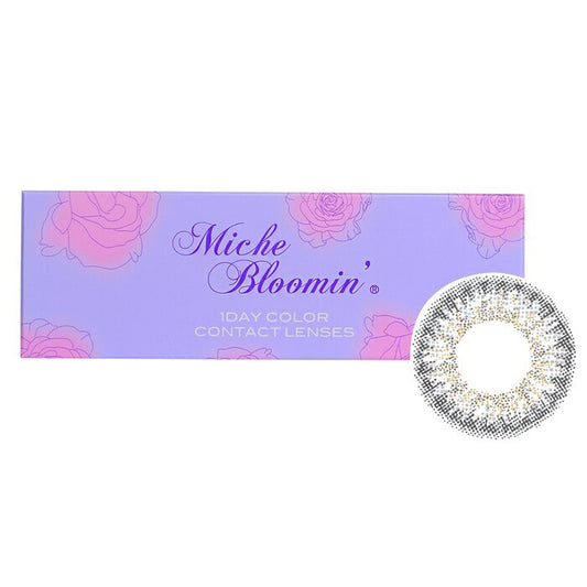 Miche Bloomin' Quarter Veil 1 Day Color Contact Lenses (106 Shell Moon) - - 2.50 10pcs