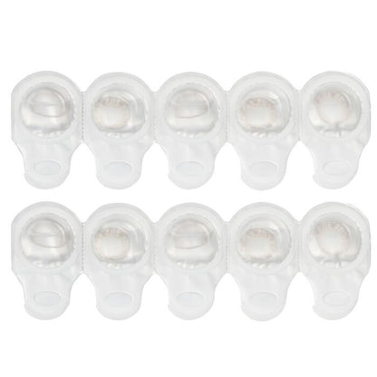 Miche Bloomin' Quarter Veil 1 Day Color Contact Lenses (107 Clear Grege) - - 3.50 10pcs