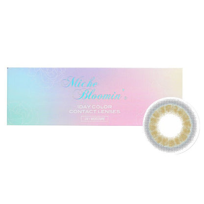 Miche Bloomin' Iris Glow 1 Day Color Contact Lenses (502 Cosmic Latte) - - 3.00 10pcs