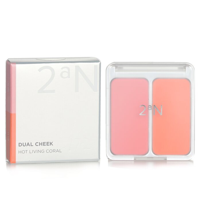 2aN Dual Cheek - # 4 Hot Living Coral /