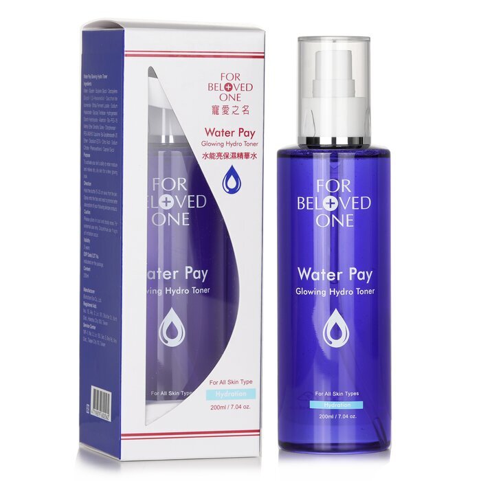 For Beloved One Water Pay Glowing Hydro Toner 200ml/7.04oz