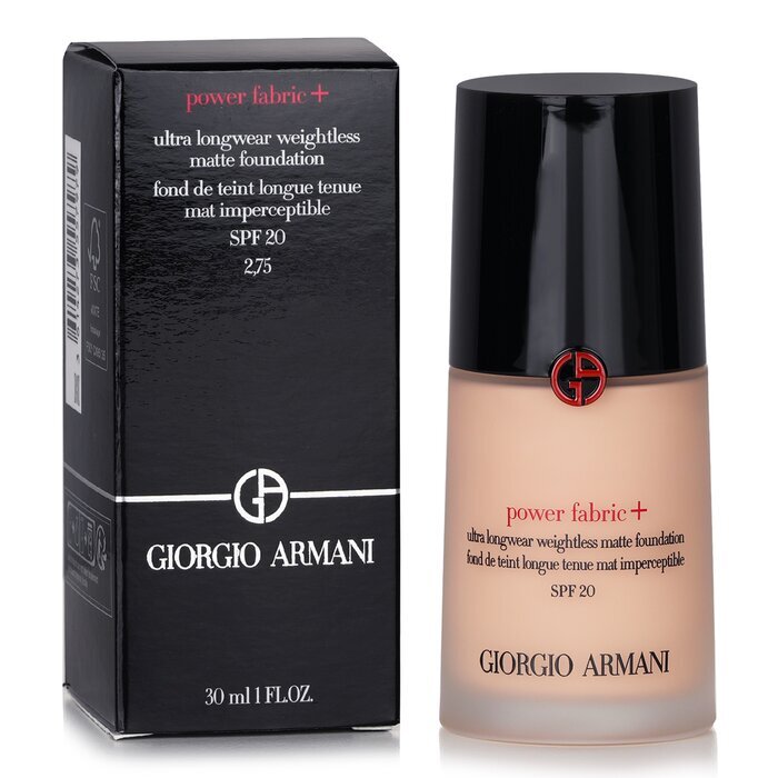 Giorgio Armani Power Fabric+ Ultra Longwear Weightless Matte Foundation SPF 20 - # 2.75 30ml/1oz