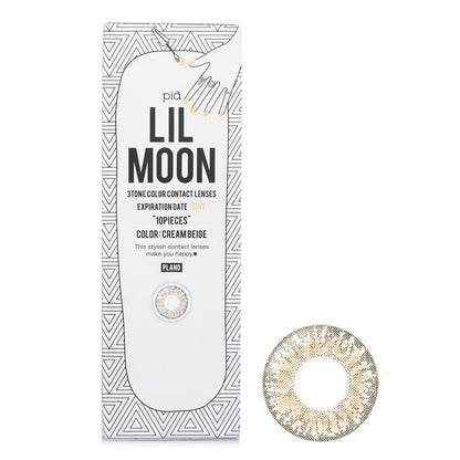 Pia Lilmoon Cream Beige 1 Day Color Contact Lenses - - 0.00 10pcs