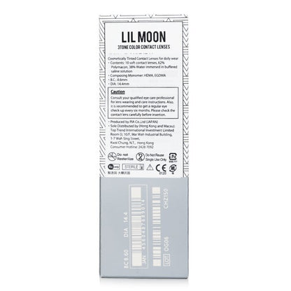 Pia Lilmoon Cream Grege 1 Day Color Contact Lenses - - 4.00 10pcs