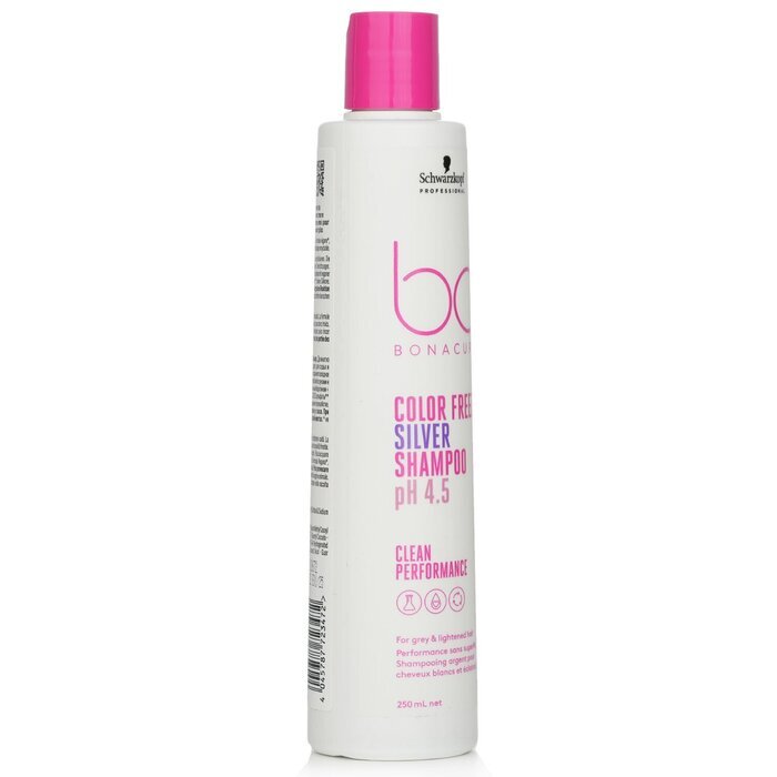 Schwarzkopf BC Bonacure pH 4.5 Color Freeze Silver Shampoo (For Grey & Lightened Hair) 250ml/8.45oz