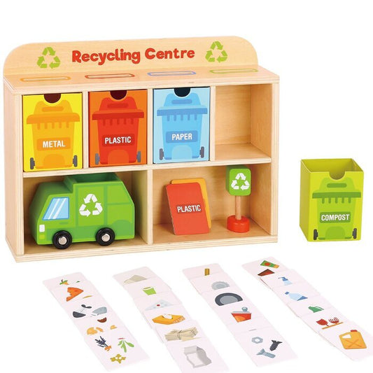 Tooky Toy Co Recycling Centre 30x6x23cm