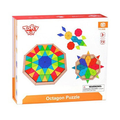 Tooky Toy Co Octagon Puzzle 19x21x5cm