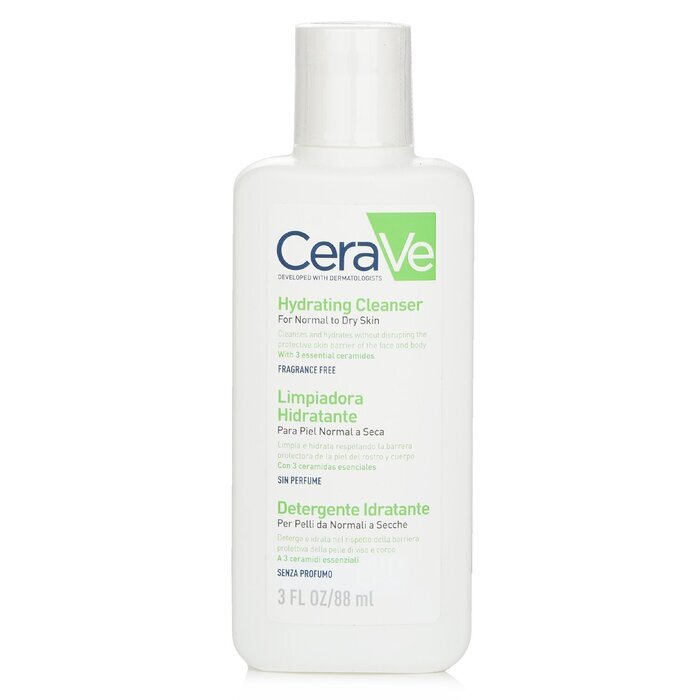 Cerave Hydrating Cleanser Cream For Normal to Dry Skin 88ml/3oz