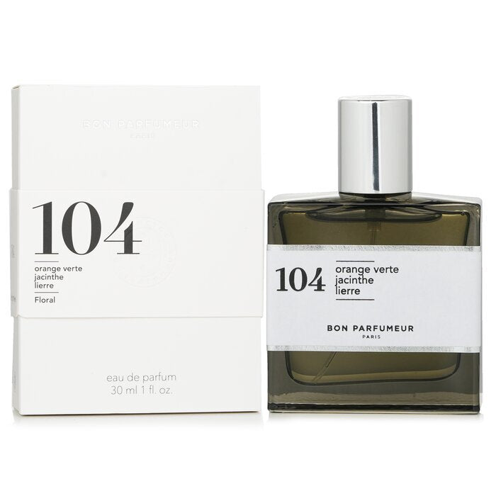 Bon Parfumeur 104 Eau de Parfum Spray – Blumig (Grünorange, Hyazinthe, Efeu), 30 ml