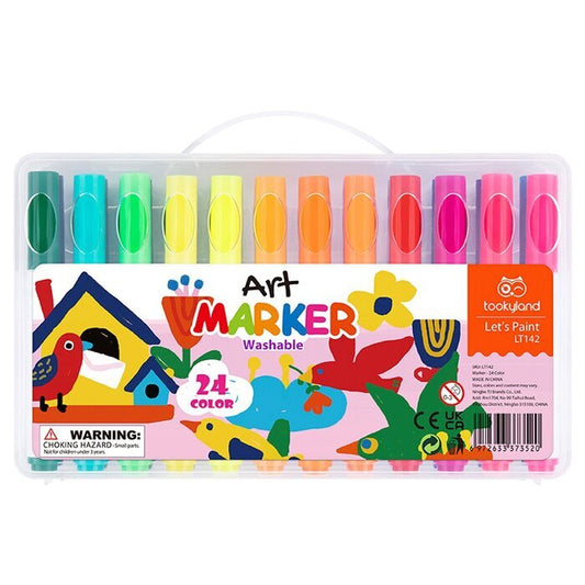 Tookyland Washable Marker - 24 Colors 10x10x16cm