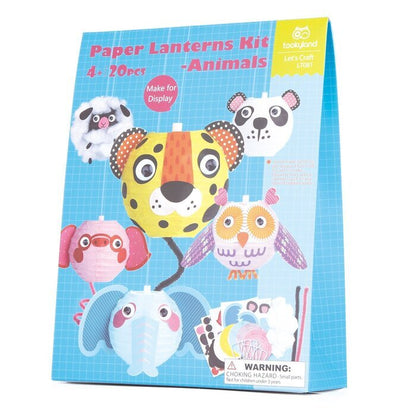 Tookyland Papierlaternen-Set – Tiere 26x7x20cm