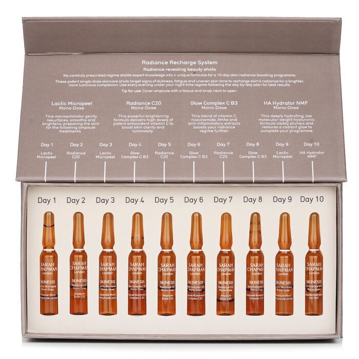 Sarah Chapman Skinesis Radiance Recharge System 10x1ml/0.03oz