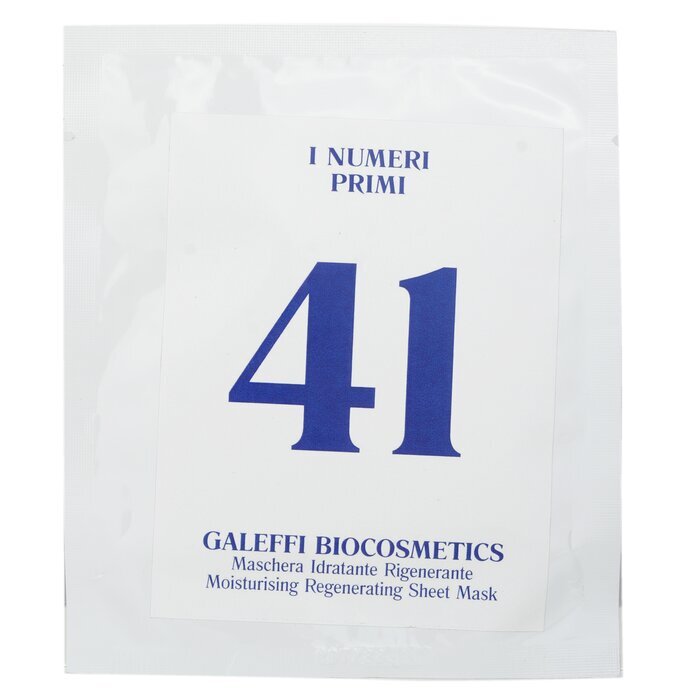 I Numeri Primi N.41 Feuchtigkeitsspendende regenerierende Tuchmaske 5x10ml/0.33oz
