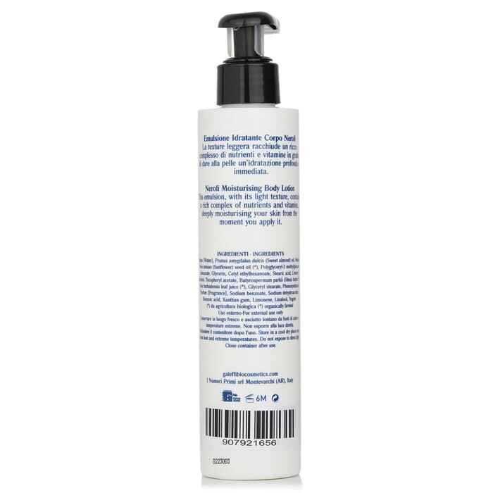 I Numeri Primi N.43 Neroli Feuchtigkeitsspendende Körperlotion 200ml/8.4oz
