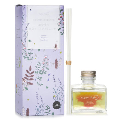 Daily Aroma Japan Nighty-Night Reed Diffuser – Lavendel, Bergamotte, Orange Sweet 120 ml