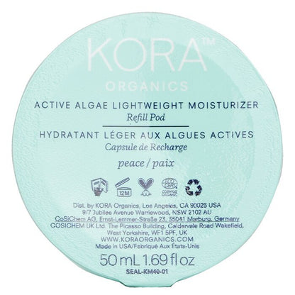 Kora Organics Active Algae Leichte Feuchtigkeitscreme Nachfüllpackung 50ml/1,69oz