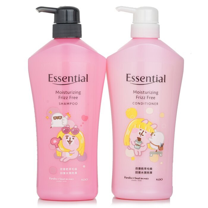 Essential x Kanahei Limted Pack (Moisturizing Frizz Free) 2x700ml