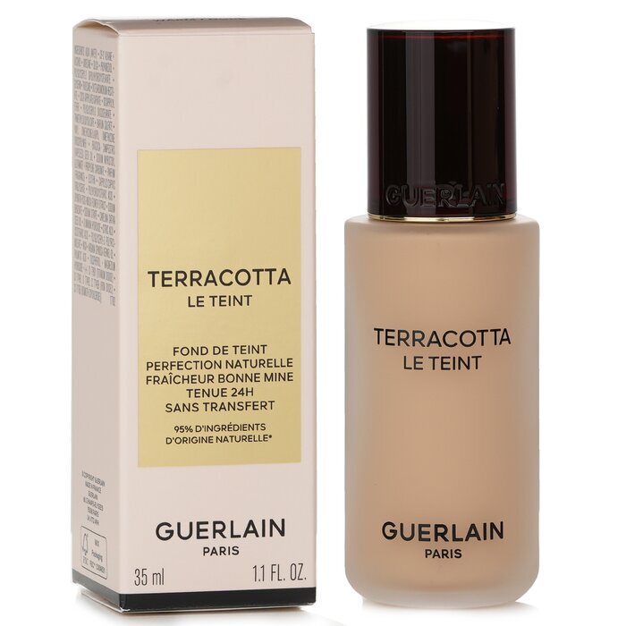 Guerlain Terracotta Le Teint Healthy Glow Natural Perfection Foundation 24H Wear No Transfer - # 1W Warm 35ml/1.1oz