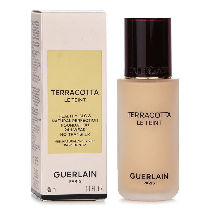 Guerlain Terracotta Le Teint Healthy Glow Natural Perfection Foundation 24H Wear No Transfer - # 2W Warm 35ml/1.1oz