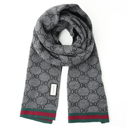 Unisex Guccissima Scarf 325806 Graphite