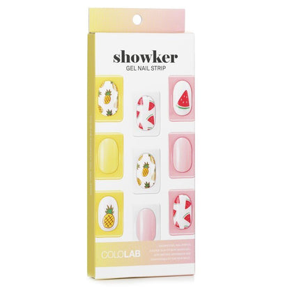 Cololab Showker Gel Nail Strip # CNA604 I'm Fine Watermelon 1pcs