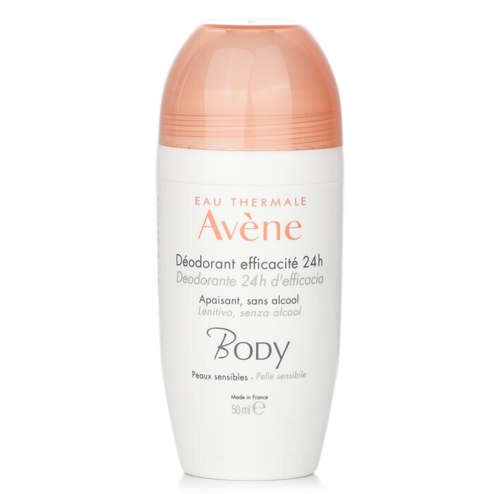 Avene Body Deodorant Efficacite 24H Roll-On 50ml