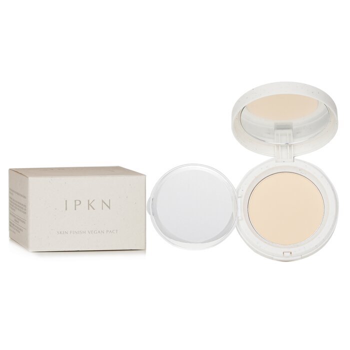 IPKN Skin Finish Vegan Pact - # 21 Nude Beige 12g+12g Refill