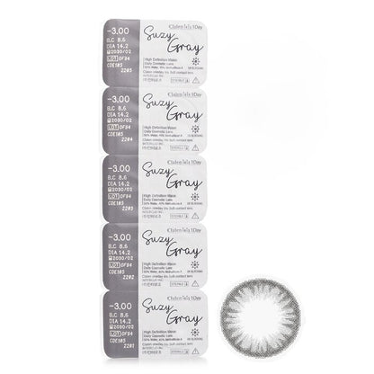 Clalen Iris 1Day Suzy Gray -3,00 5 Stück x 1 Streifen