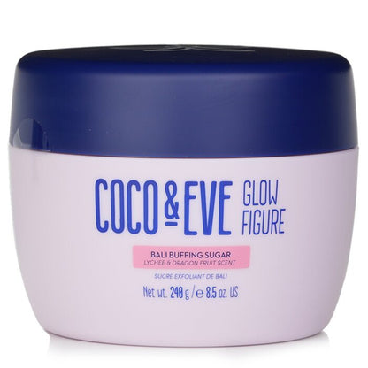 Coco & Eve Glow Figure Bali Buffing Sugar (Lychee & Dragon Fruit Scent) 240g/8.47oz