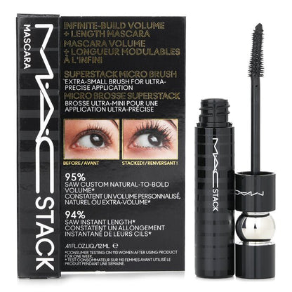 MAC Stack Micro Mascara - # Black 12ml/0.41oz