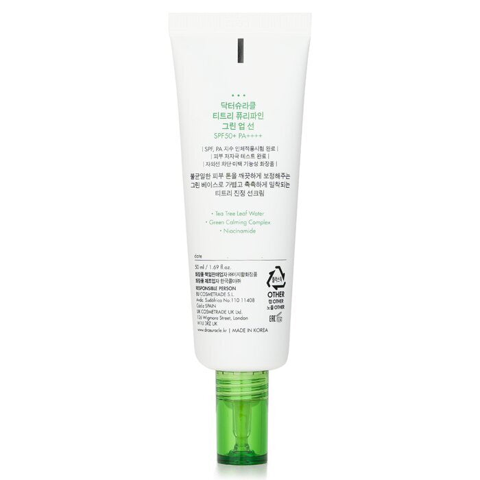 Dr.Ceuracle Tea Tree Purifine Green Up Sun SPF 50 50ml/1.69oz