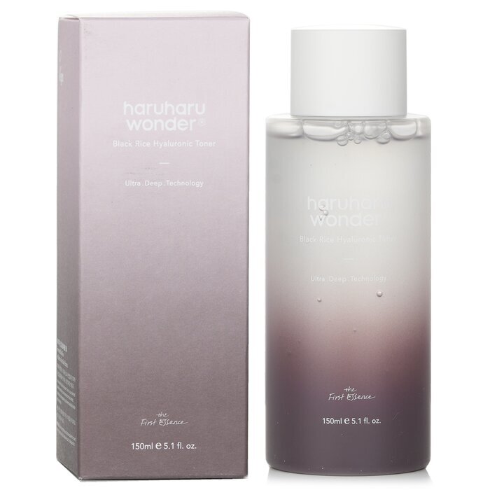 Haruharu Wonder Hyaluron-Toner mit schwarzem Reis, 150 ml