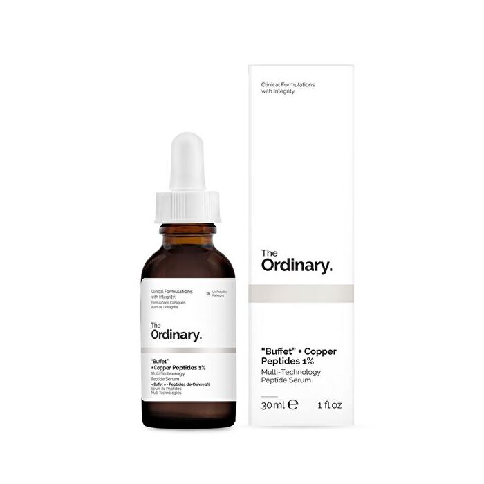 The Ordinary Buffet + Kupferpeptide 1 % Multi-Technologie-Peptid-Serum, 30 ml/1 oz