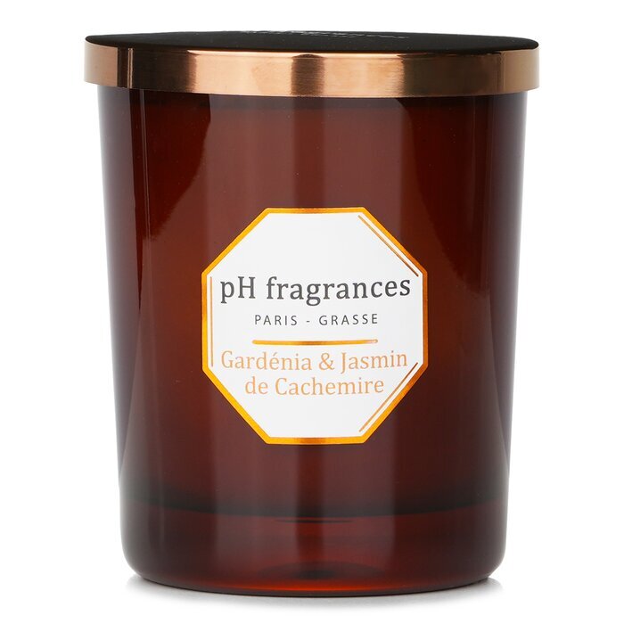 pH fragrances Duftkerze Gardenie &amp; Jasmin aus Kaschmir, 180 g
