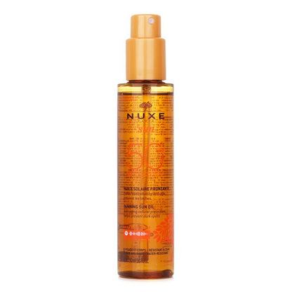 Nuxe Sun Tanning Sun Oil High Protection SPF50 (For Face & Body) 150ml/5oz