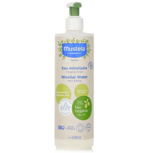 Mustela Bio Organic Micellar Water (For Face & Body) 400ml