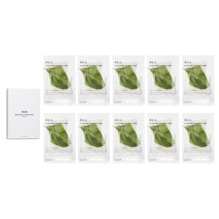 Abib Mild Acidic pH Sheet Mask Heartleaf Fit 30mlx10pcs