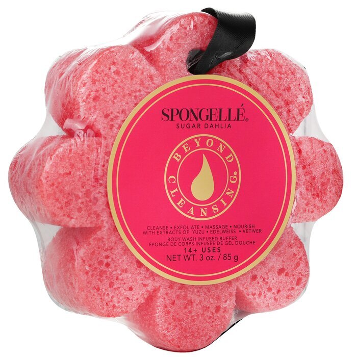 Spongelle Wild Flower Soap Sponge - Sugar Dahlia (Red) 1pc/85g