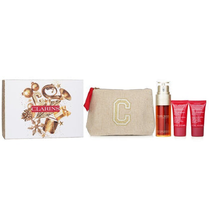 Clarins Rituale Double Serum & Multi Intensive Set: 3pcs+1bag