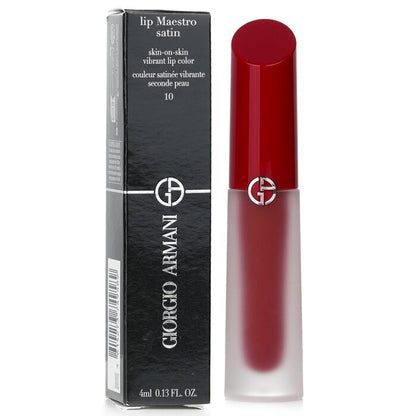 Giorgio Armani Lip Maestro Satin Skin On Skin Vibrant Lip Color - # 10 In Love 4ml/0.13oz