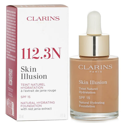 Clarins Skin Illusion Natural Hydrating Foundation SPF 15 - # 112.3 Sandalwood 30ml/1oz